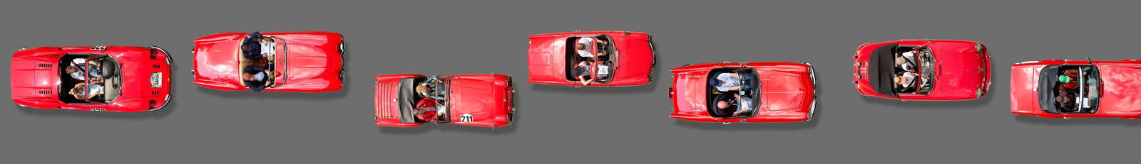 red car by Bernhard Schmerl - Limited Edition. Edition of: 100. Signed.