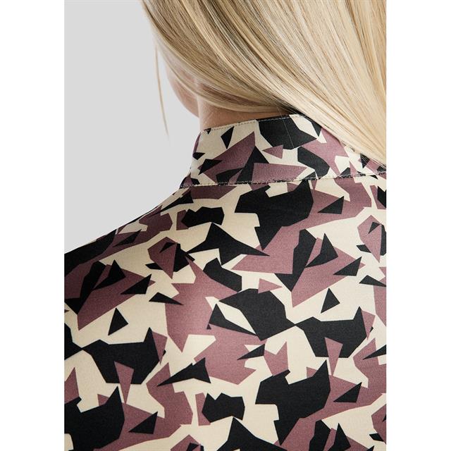Trainingsshirt Montar MOCami All Over Print Middenroze