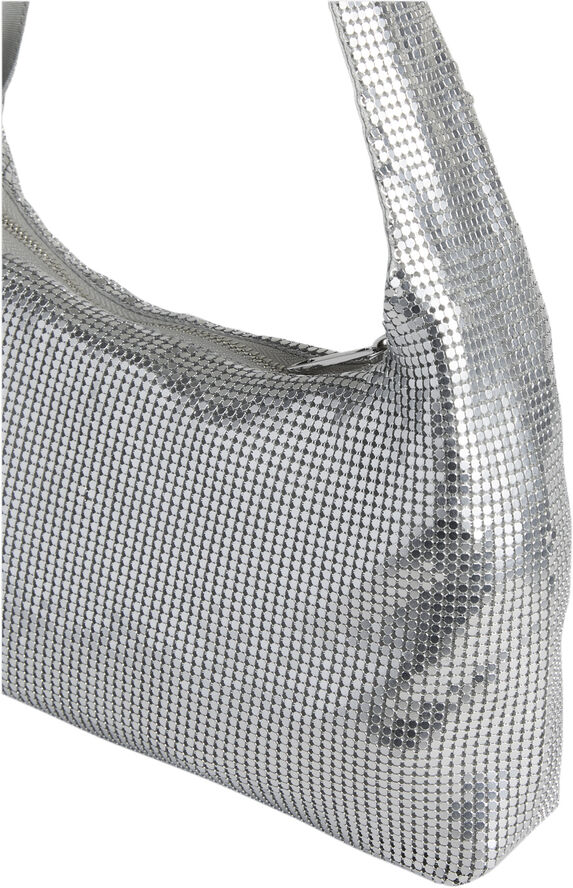 Pieces PCRILLA METAL SHOULDER BAG Silver