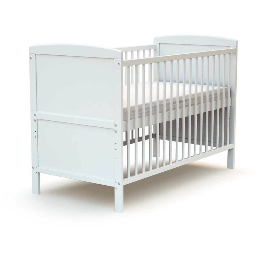 AT4 Babybett ESSENTIAL Buche weiß 60 x 120 cm