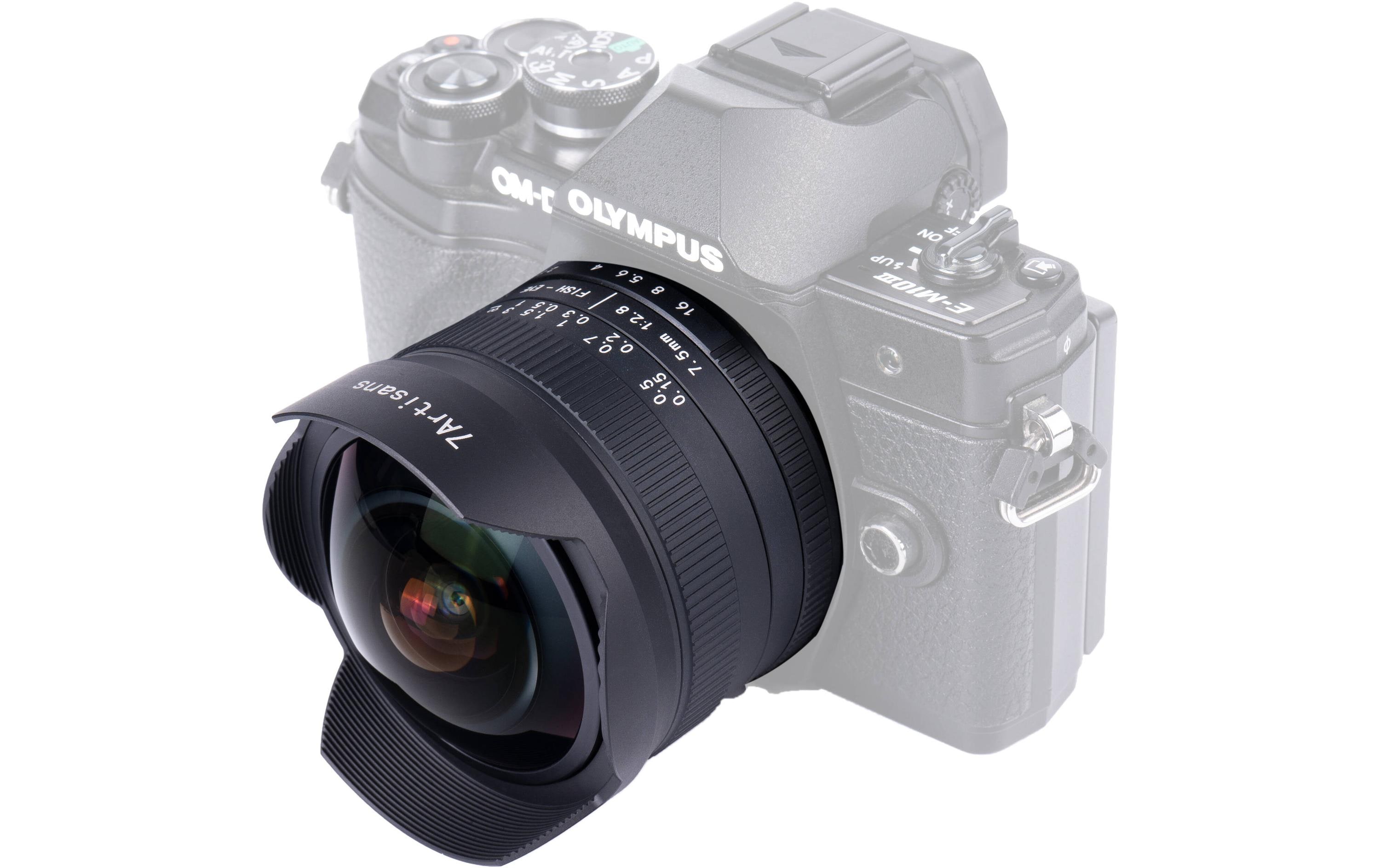 Festbrennweite 7.5mm F/2.8 Fisheye Mark II – MFT<br>Festbrennweite der zweiten Generation