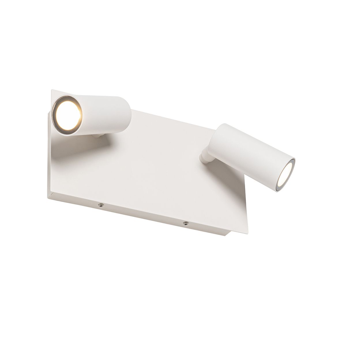 Moderne buiten wandlamp wit incl. LED 2-lichts IP54 - Simon