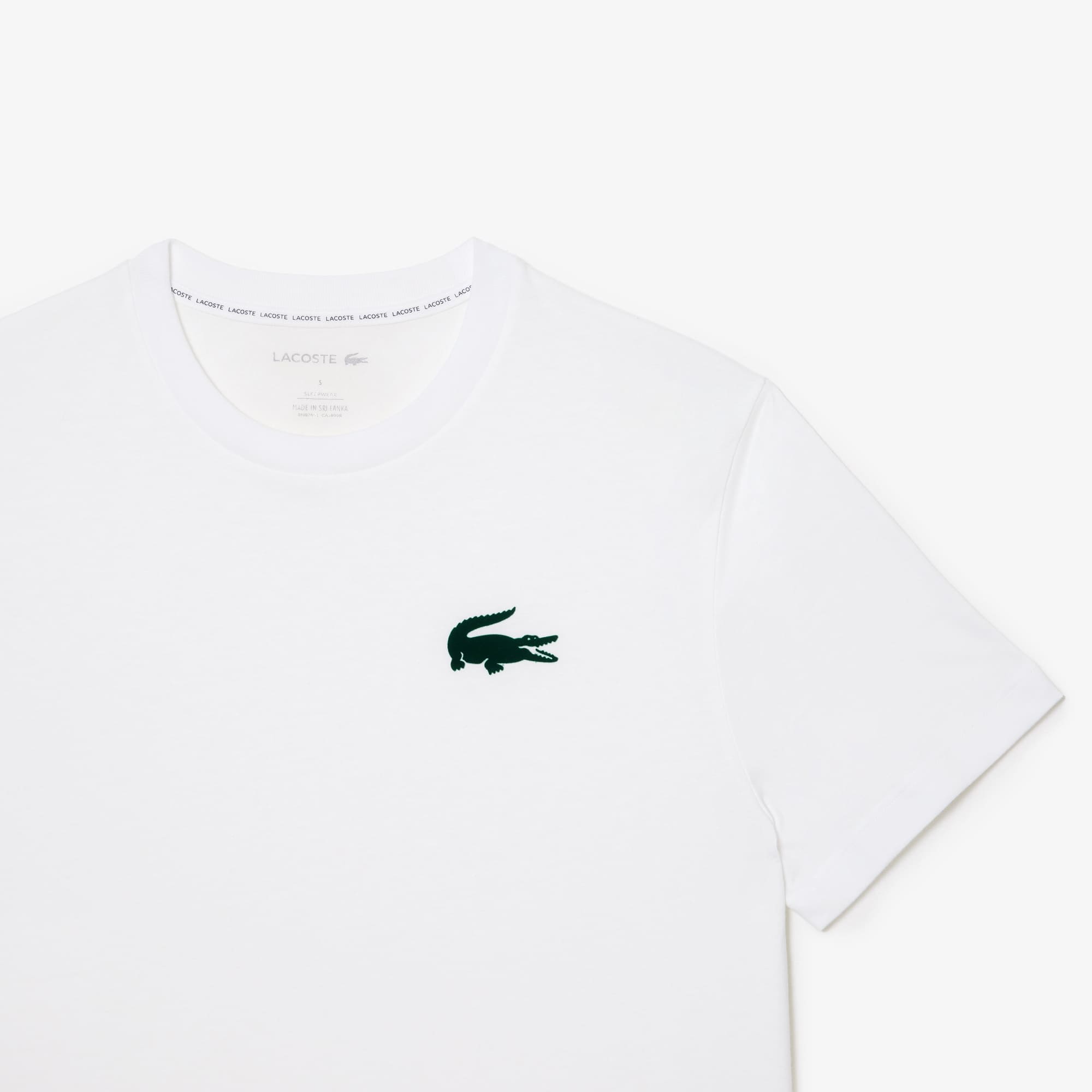 T-shirt d'intérieur en coton stretch Vêtements d’intérieur & de nuit - Blanc - Lacoste - Femme