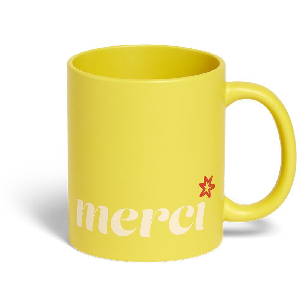 Mug Merci pour cette année céramique Ø8xH10cm 4 modèles