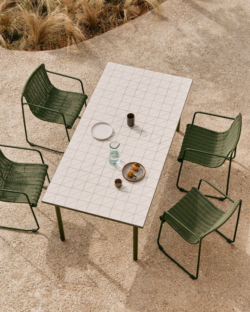 Kave Home   Maurina Ecru Tuintafel