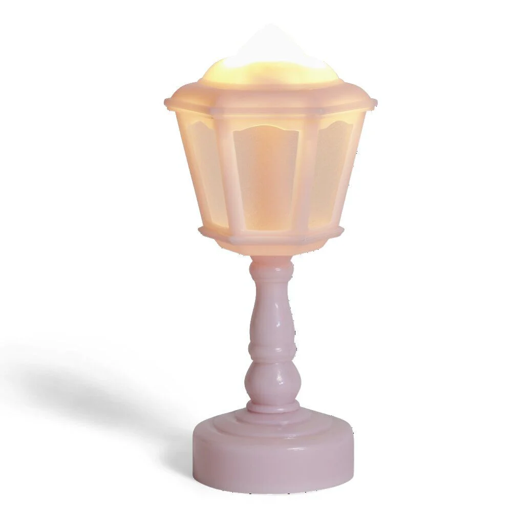 Mini lampe LED de bureau forme lampadaire Ø6xH14cm - 4 coloris