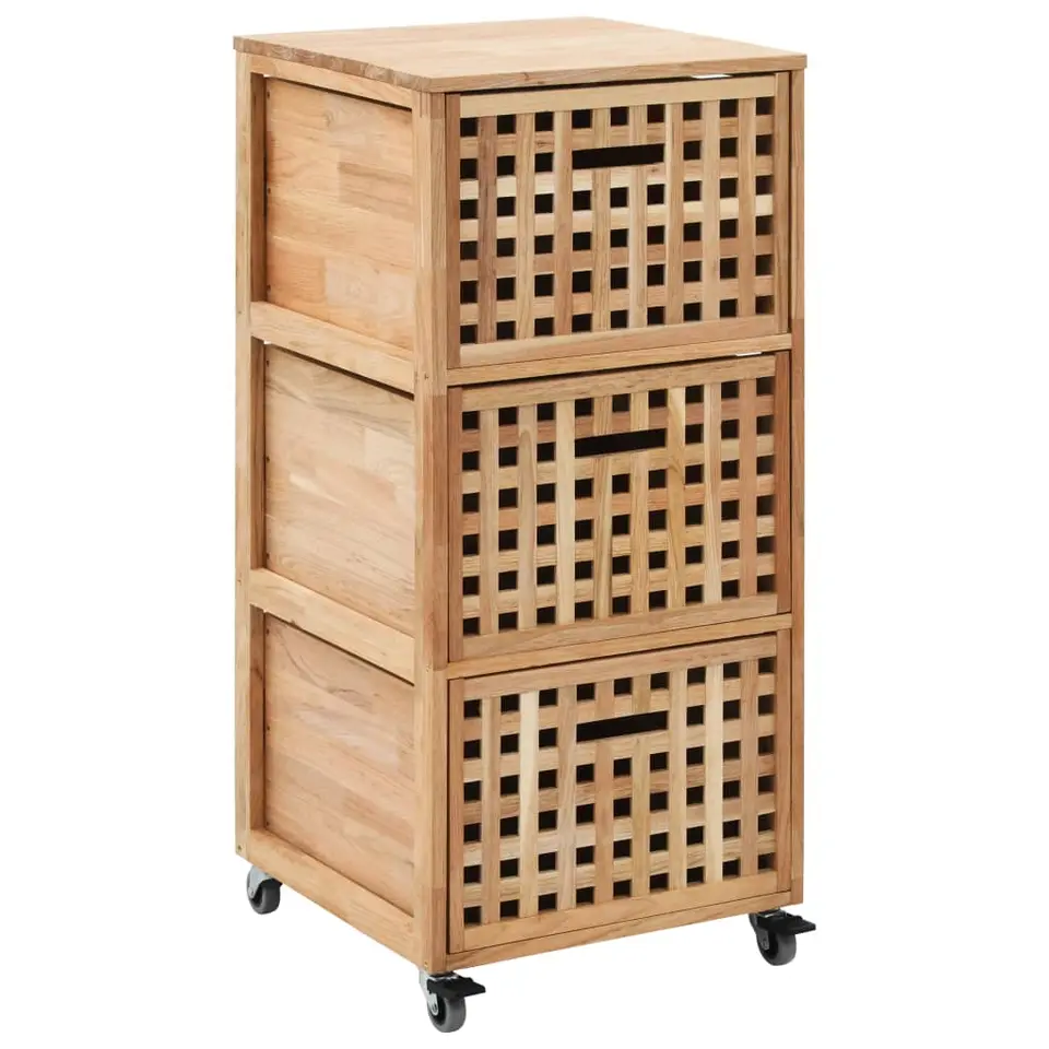 vidaXL - Opbergkastje - Bruin - Hout