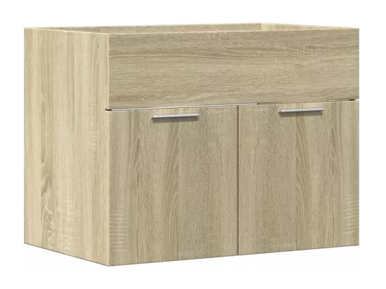 Armoire d'évier Chêne sonoma 60x38,5x46 cm Aggloméré