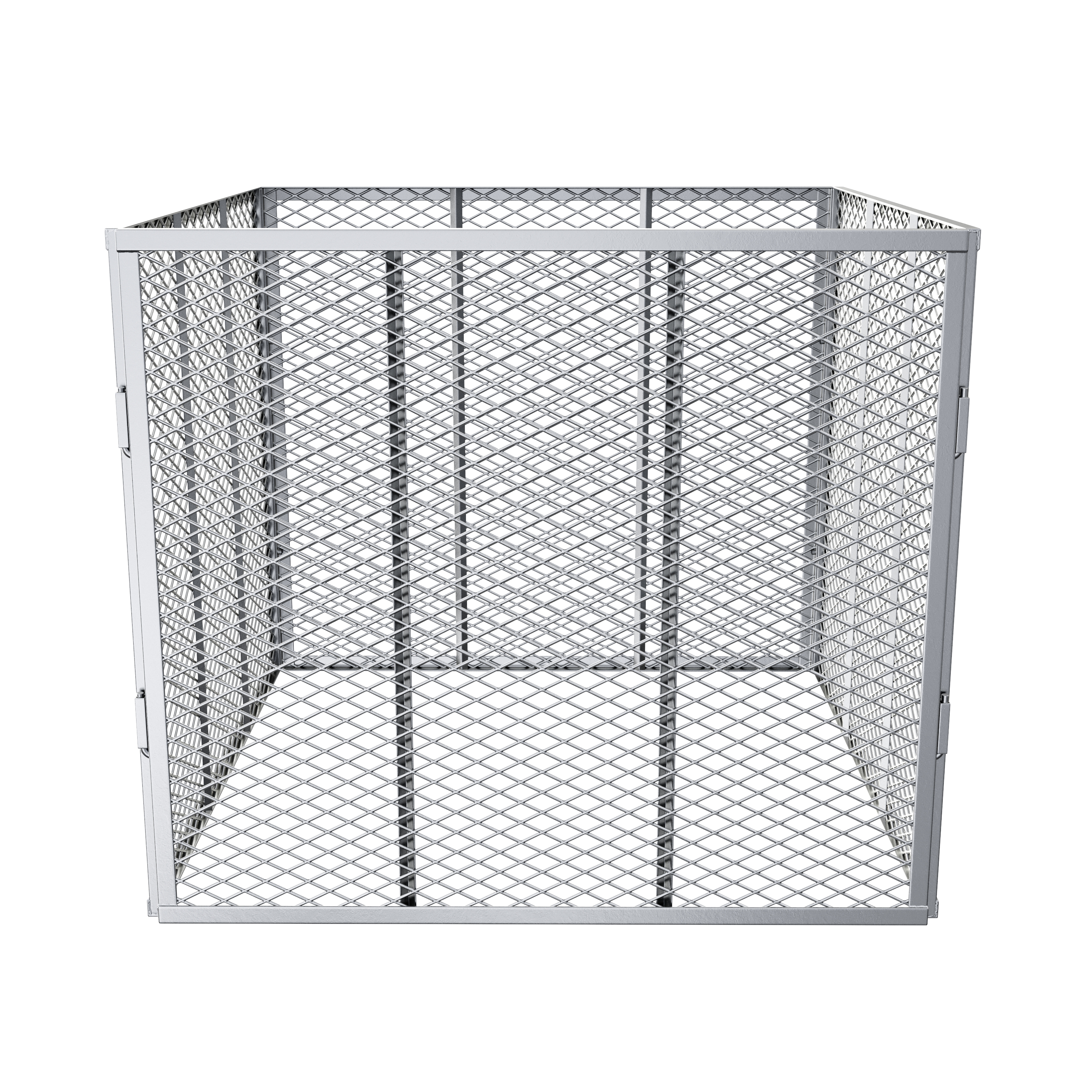 Komposter Metall 450L 80 x 80 x 70 cm