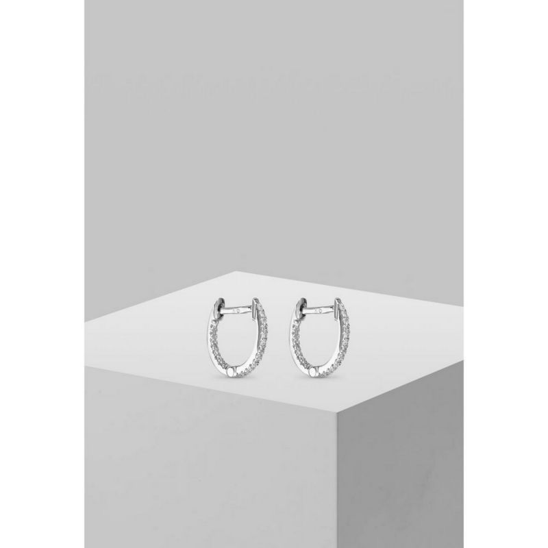 Boucles d'oreilles Or Blanc et Diamant