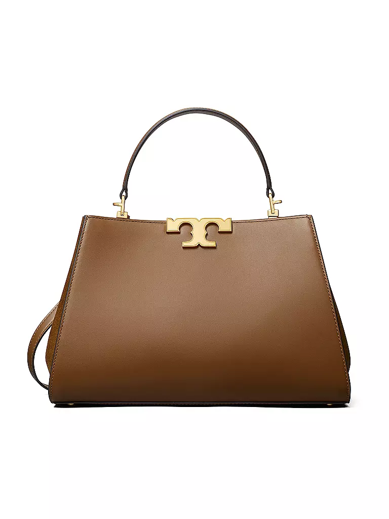 TORY BURCH Ledertasche - Henkeltasche ELEANOR  braun