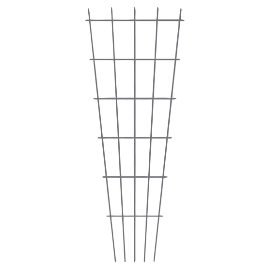 Eventail, en acier - l.75 x H.200 cm