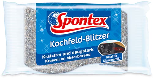 Spontex Kochfeldblitzer, klein und handlich, ideal für Glaskeramik und sensible Oberflächen