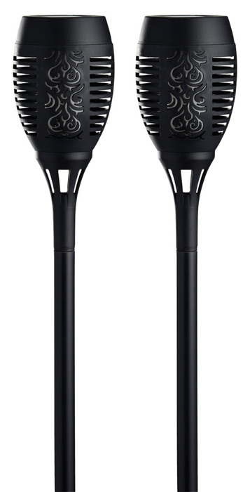 Fakler med solceller Ø9 x H58 cm 2-pk. - Garden