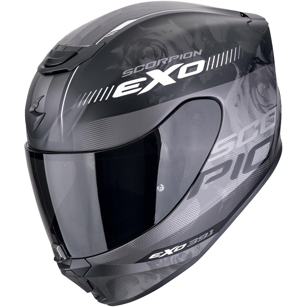Scorpion - Casque Exo-391 Ava Noir Mat / Argent