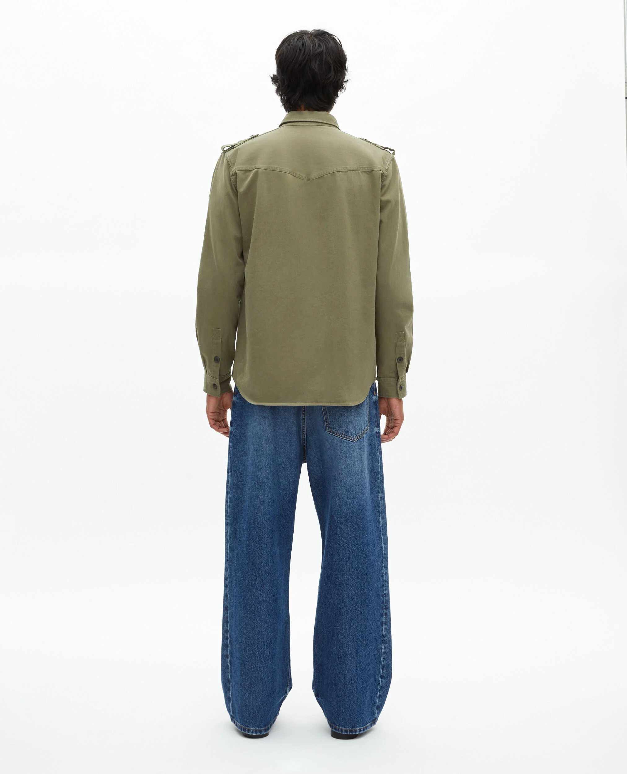 Surchemise style officier kaki