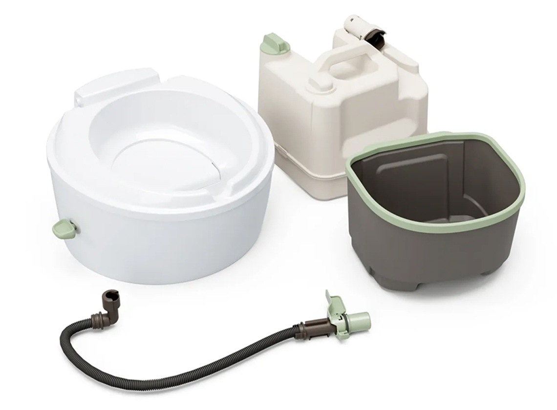 Thetford ombouwset van chemisch naar droogtoilet - C260