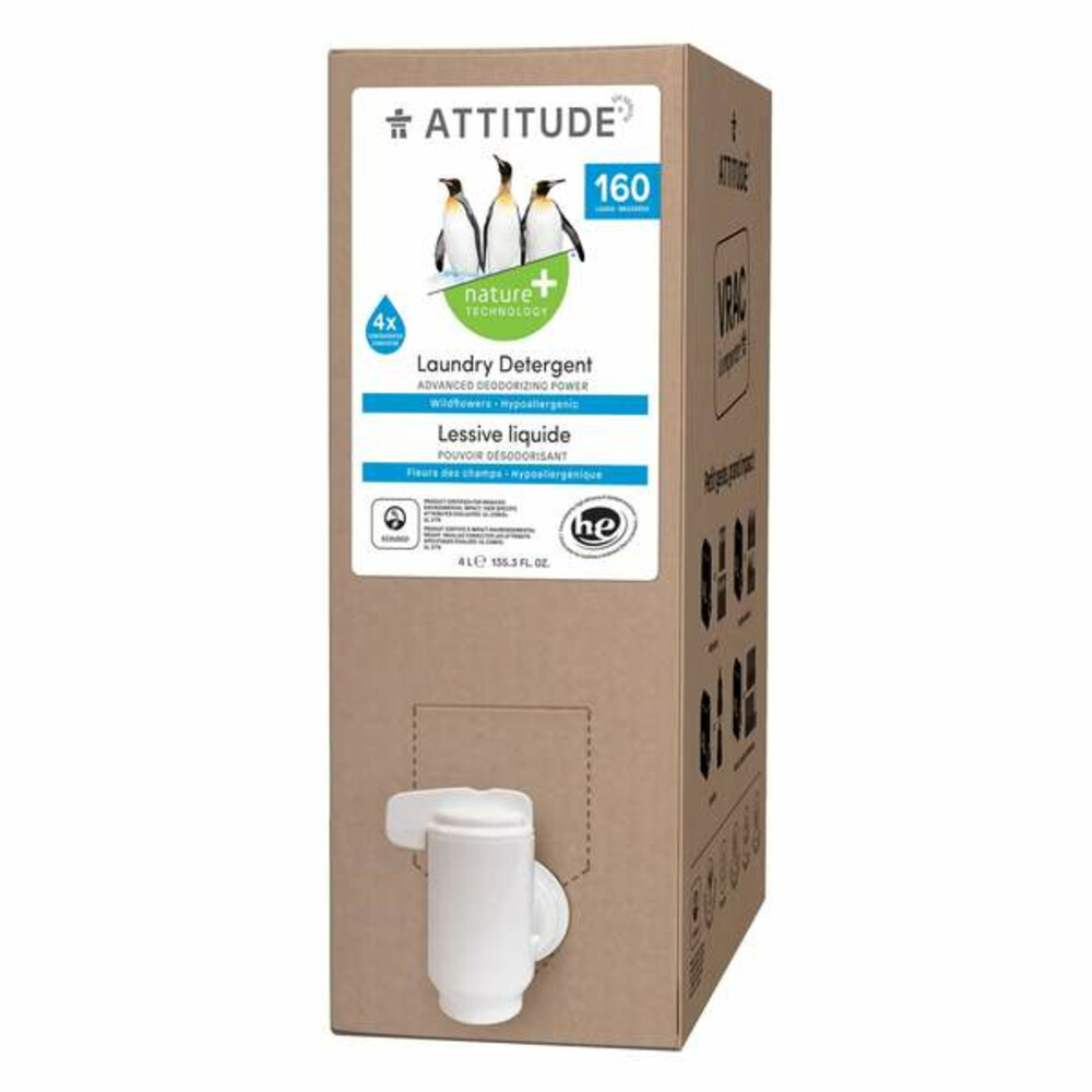 Attitude Wasmiddel Wildflowers 160 Wasbeurten4 liter