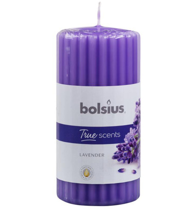 Bolsius True Scents Stompkaars Geur 120/58 Lavendel (1 stuk)