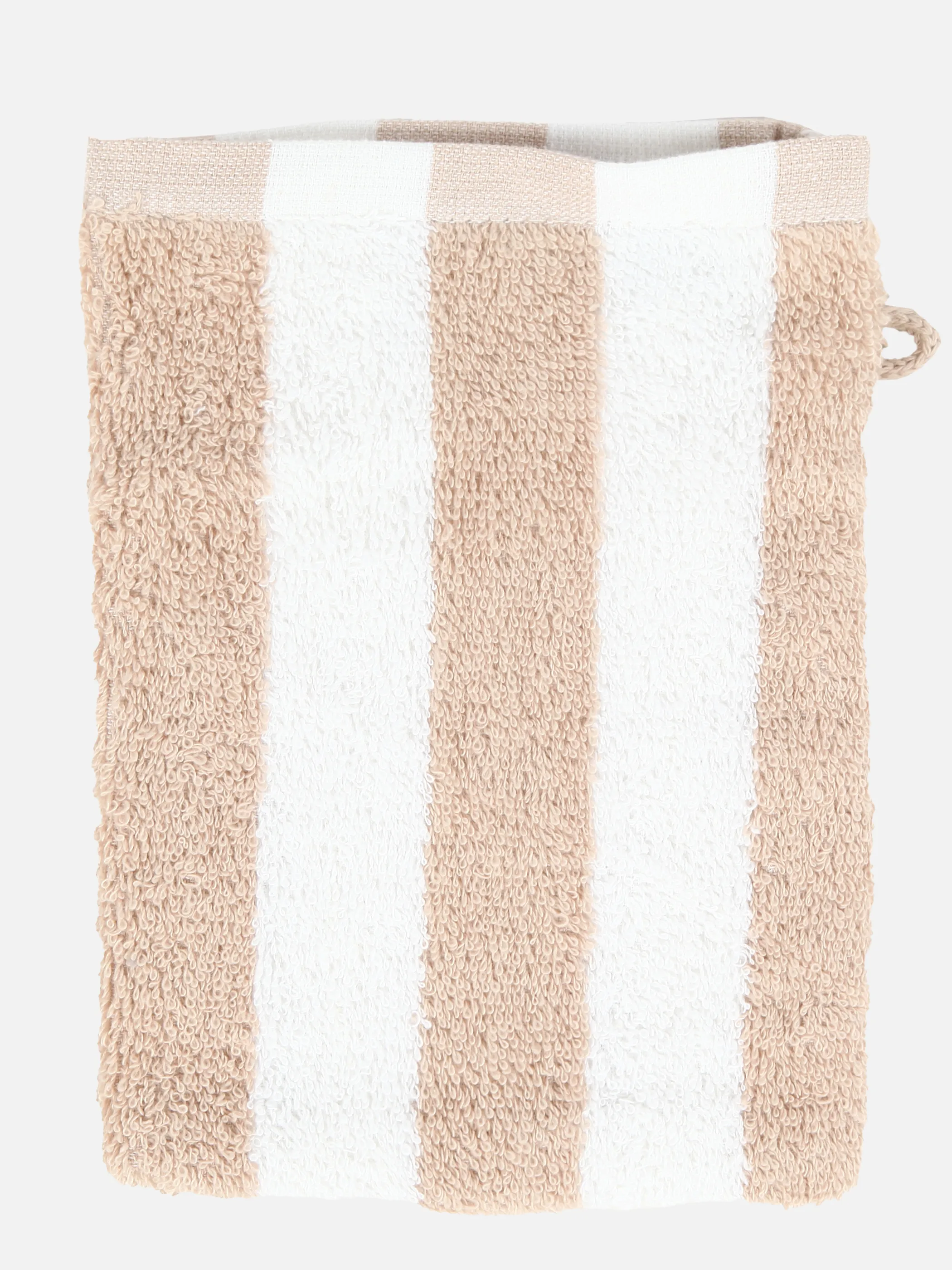 Waschhandschuh gestreift, 15x21cm