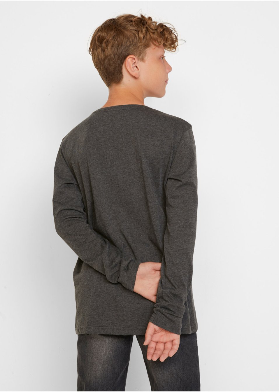 Lot de 2 T-shirts manches longues garçon en coton