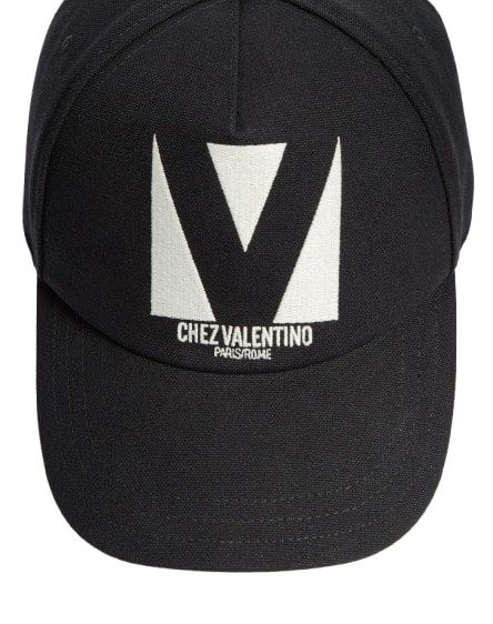 Valentino Garavani Chez Valentino Cotton Baseball Cap