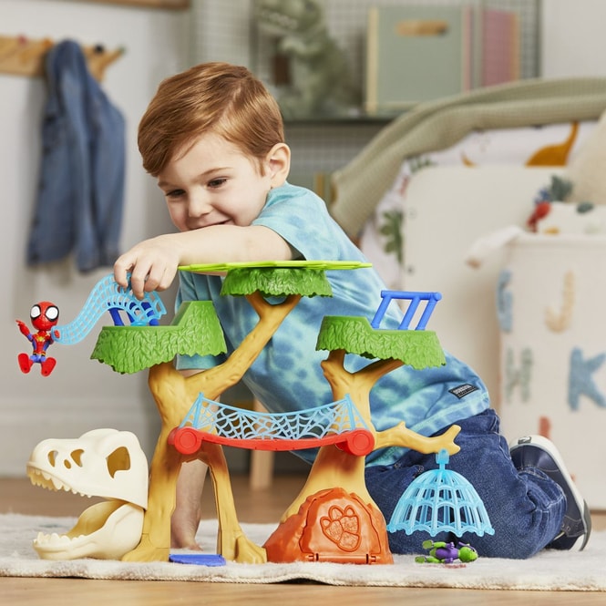 Spidey und seine Superfreunde - Spielset - Dino-Baumhaus