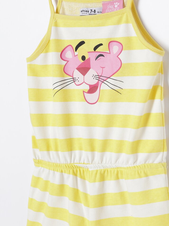 Macacão curto Pink Panther™ MGM - Amarelo Pastel