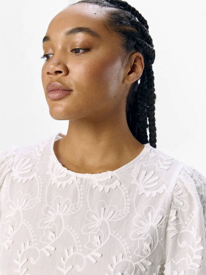Object OBJMYA RE L/S TOP NOOS Cloud dancer