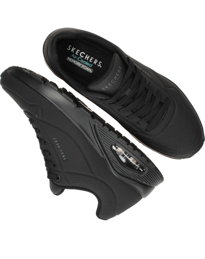 Skechers Uno Stand On Air Sneakers Zwart Heren