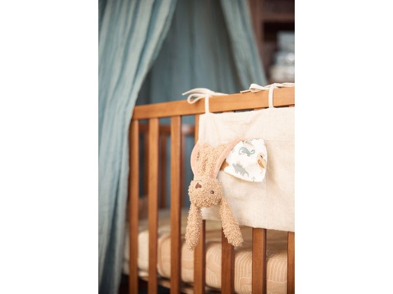 Jollein Schmusetuch Bunny Riverside Kuscheltuch mit süssem Hasengesicht