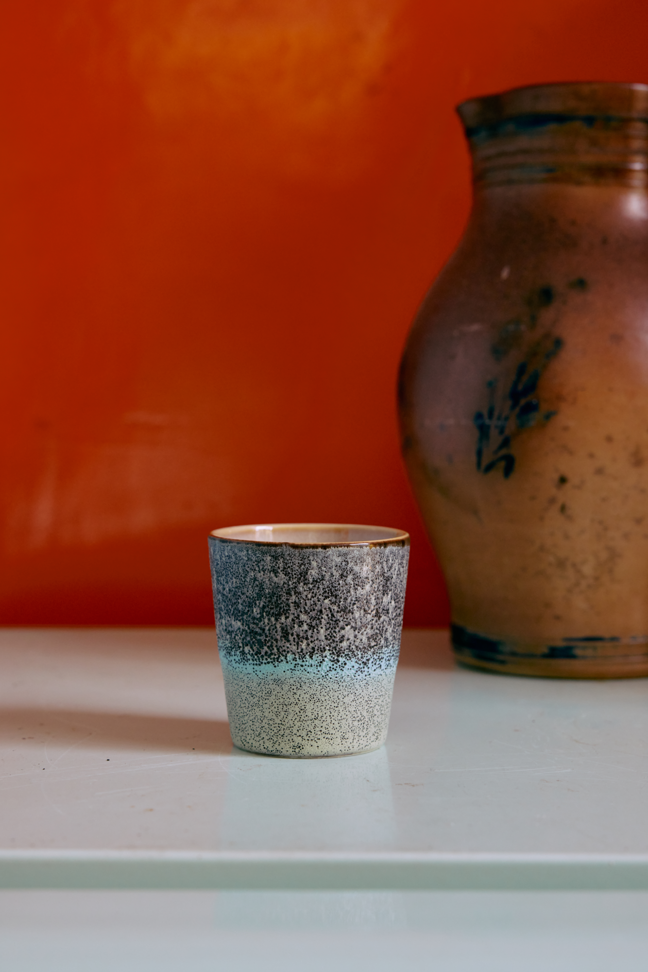 Servies 70's Ceramics koffie mok Surreal - set van 6