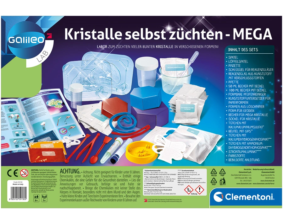 Kristalle selbst züchten Mega (Experimentierkasten)