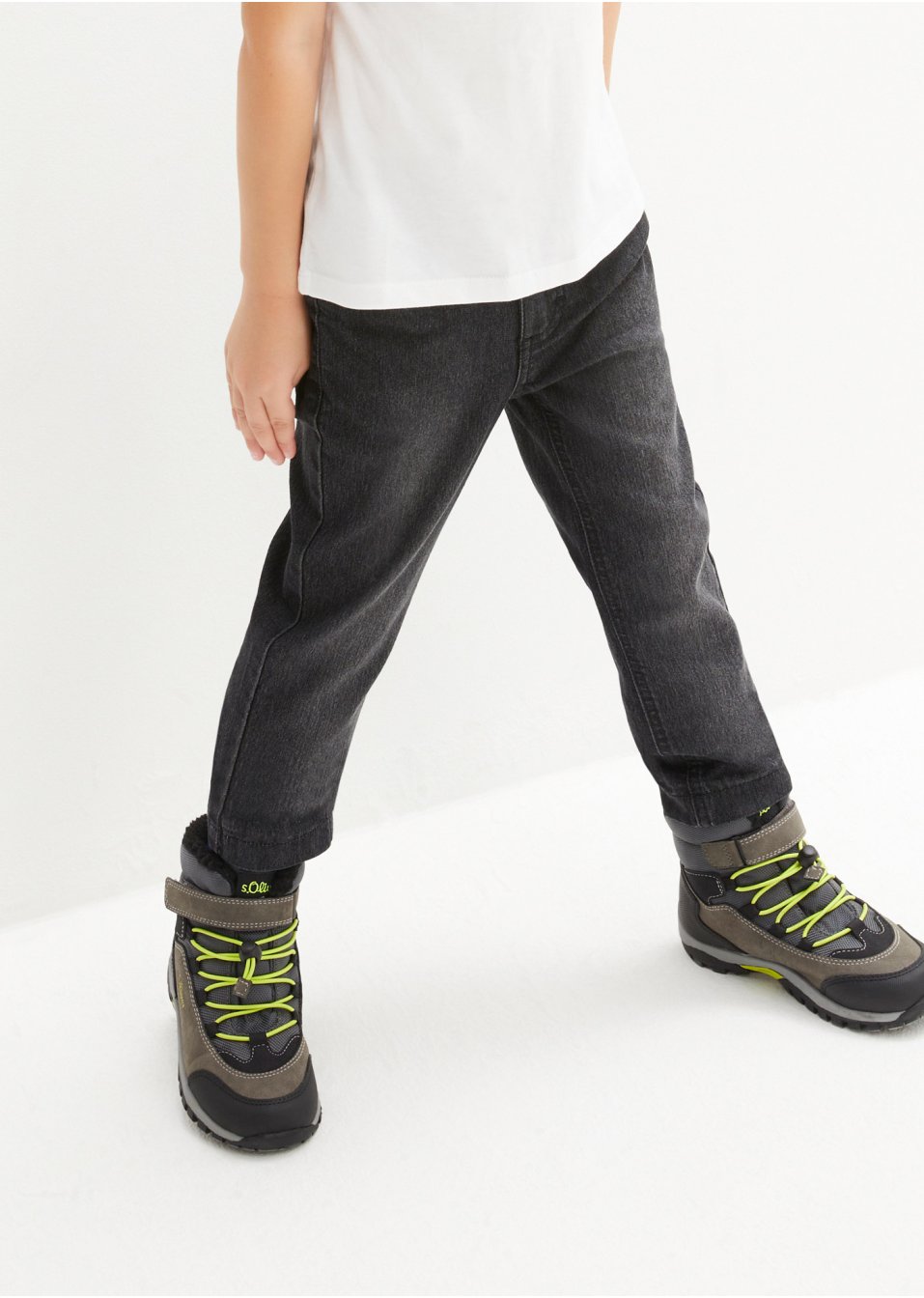 Jean thermo fille avec doublure en jersey