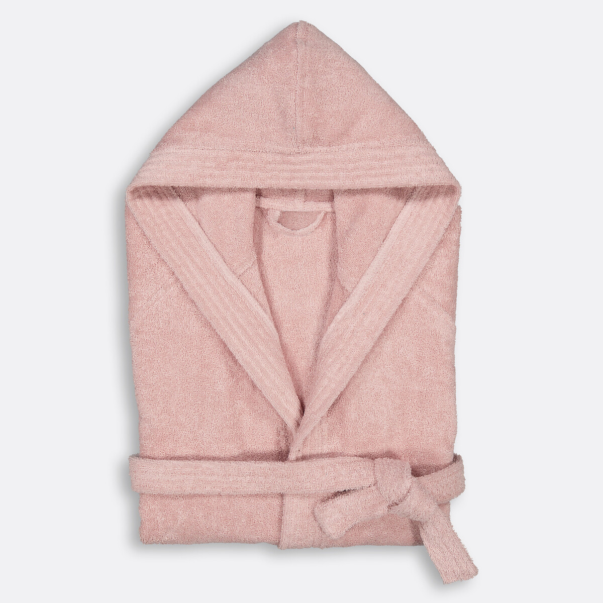 LA REDOUTE INTERIEURS<br>Roupão com capuz em atoalhado bouclette 450 g/m², Haxel