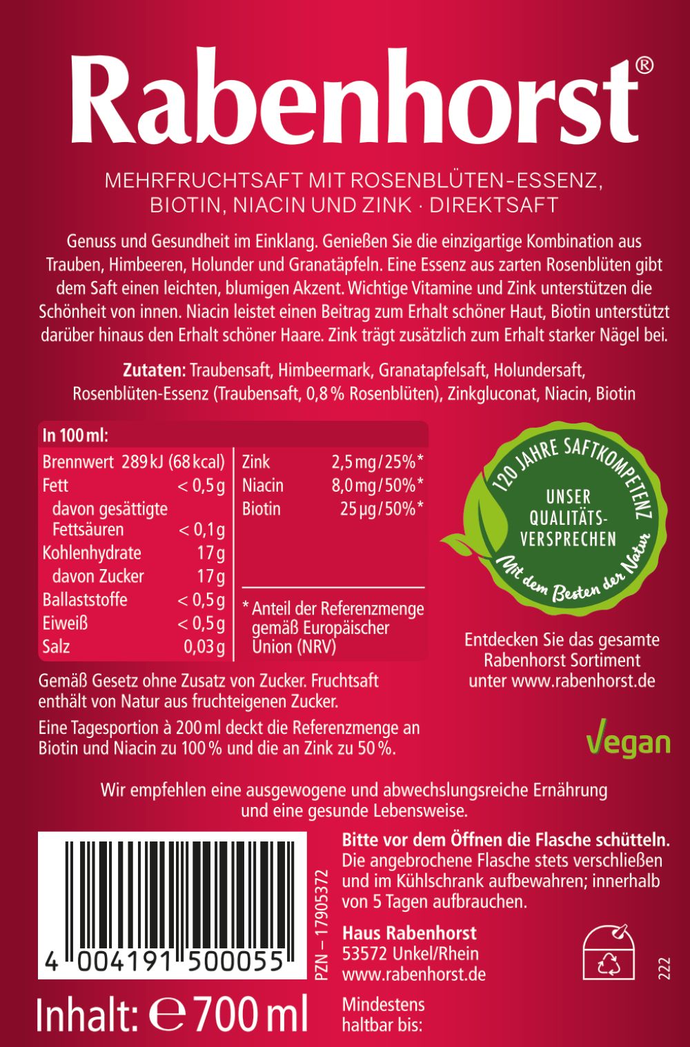 Rabenhorst Innere Schönheit mit Biotin