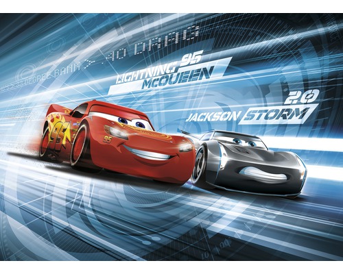 Fotobehangpapier SD423 Disney Cars 3 Simulatie 4-delige set 184 cm x 254 cm