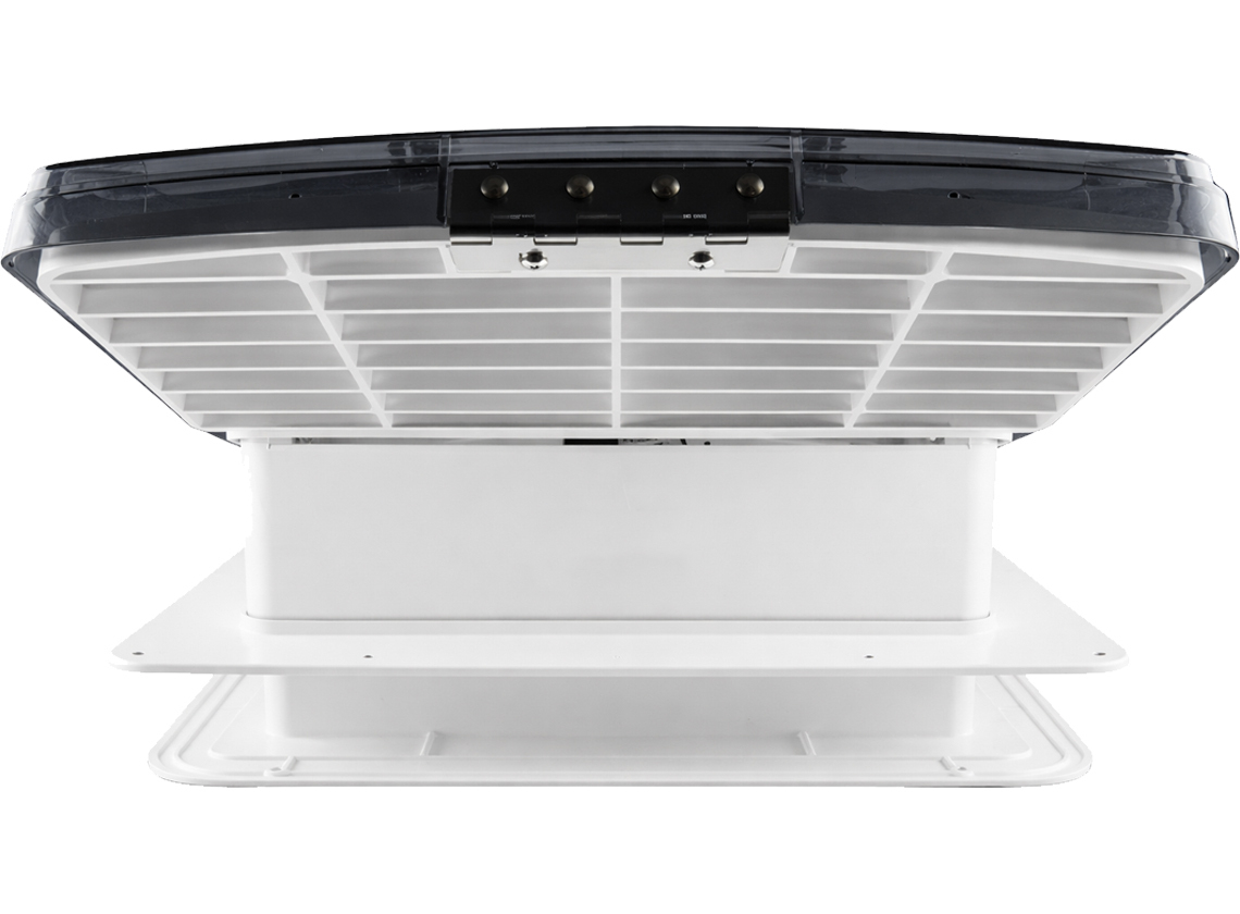 Maxxfan Deluxe 40 x 40 dakluik met ventilator - transparent