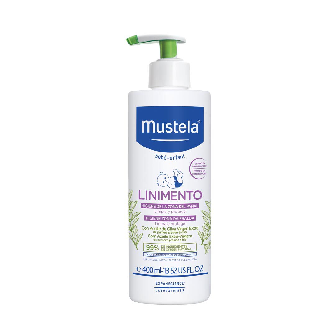 MUSTELA  Linimento - Higiene Zona da Fralda - 400ml