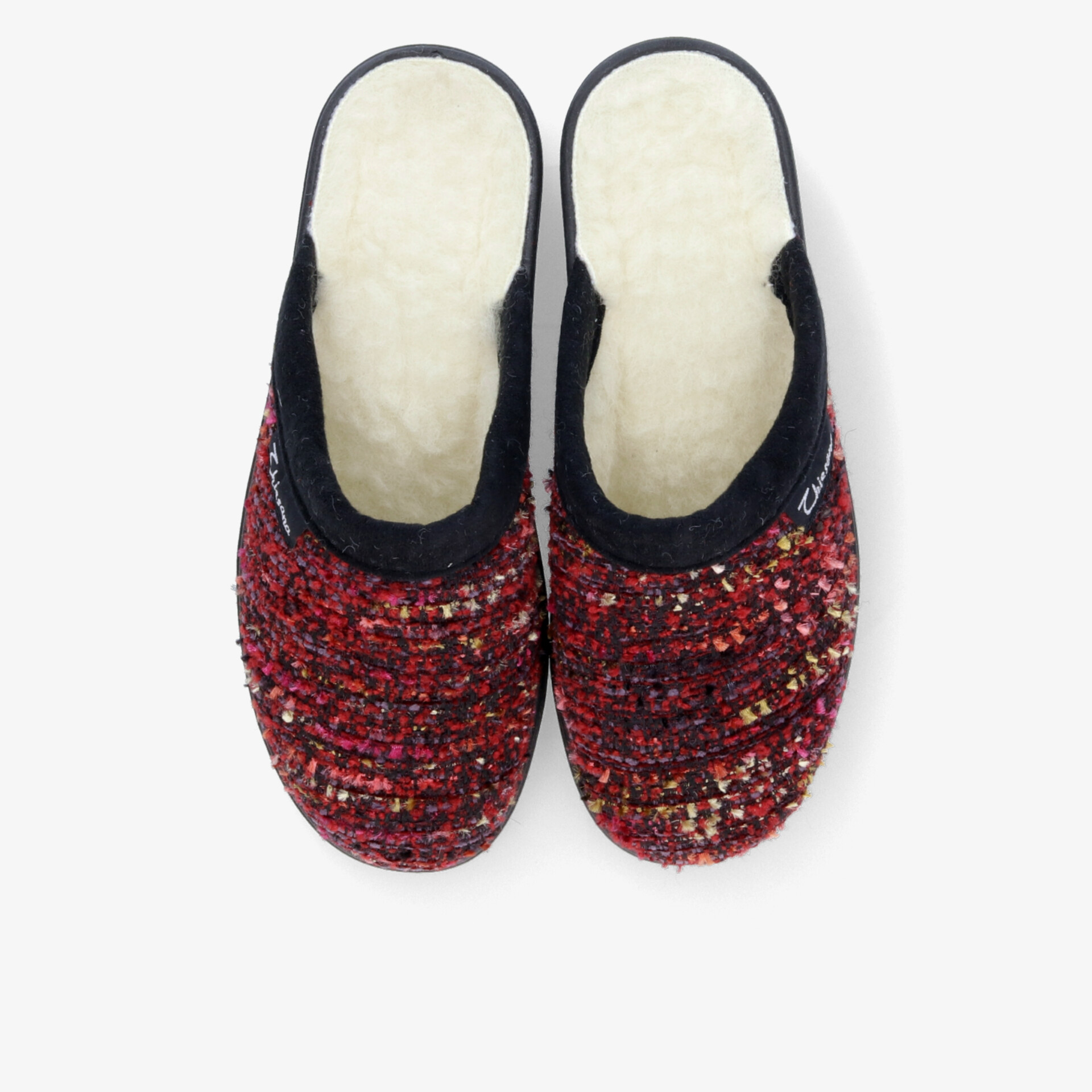 thiesana Damen Hausschuhe rot