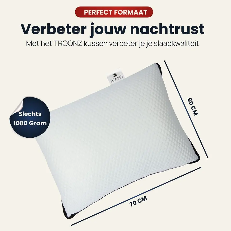 Troonz Hoofdkussen Pocketpillow Plus