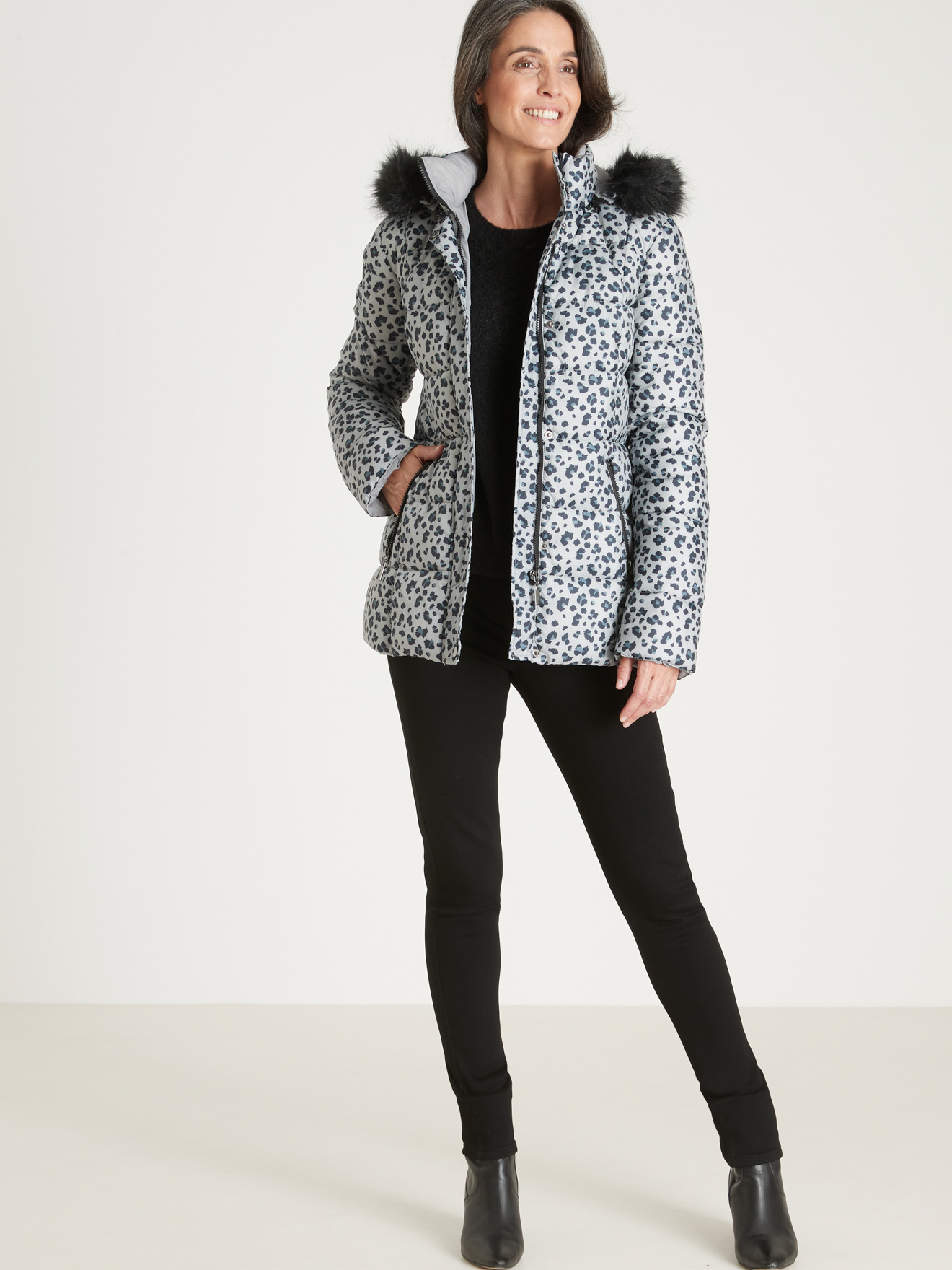 Parka à capuche déperlante