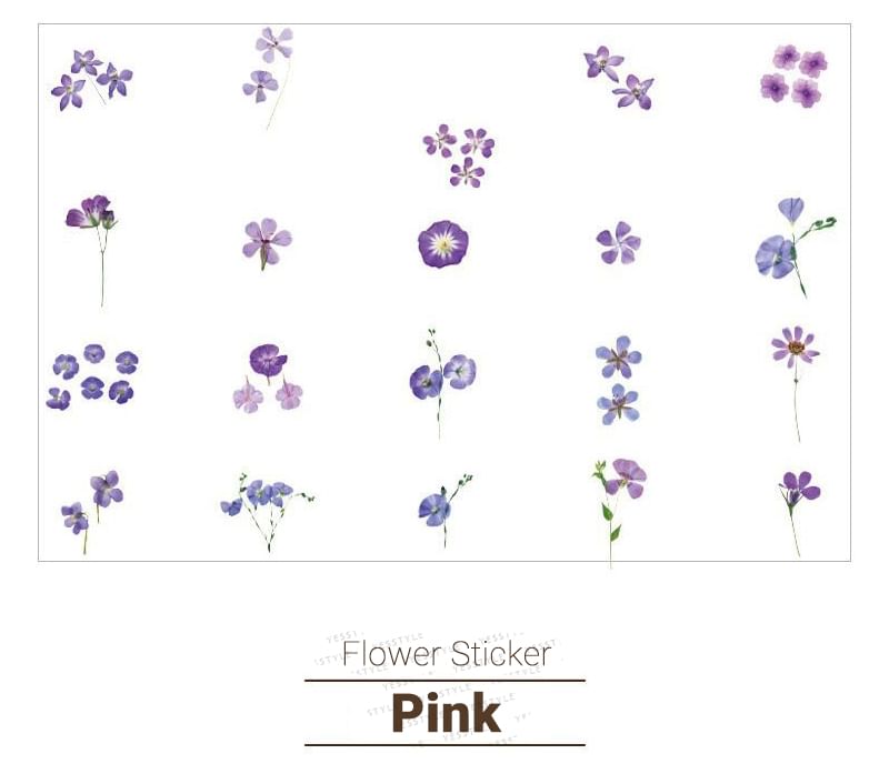 JIMO - Bloemensticker (verschillende ontwerpen)