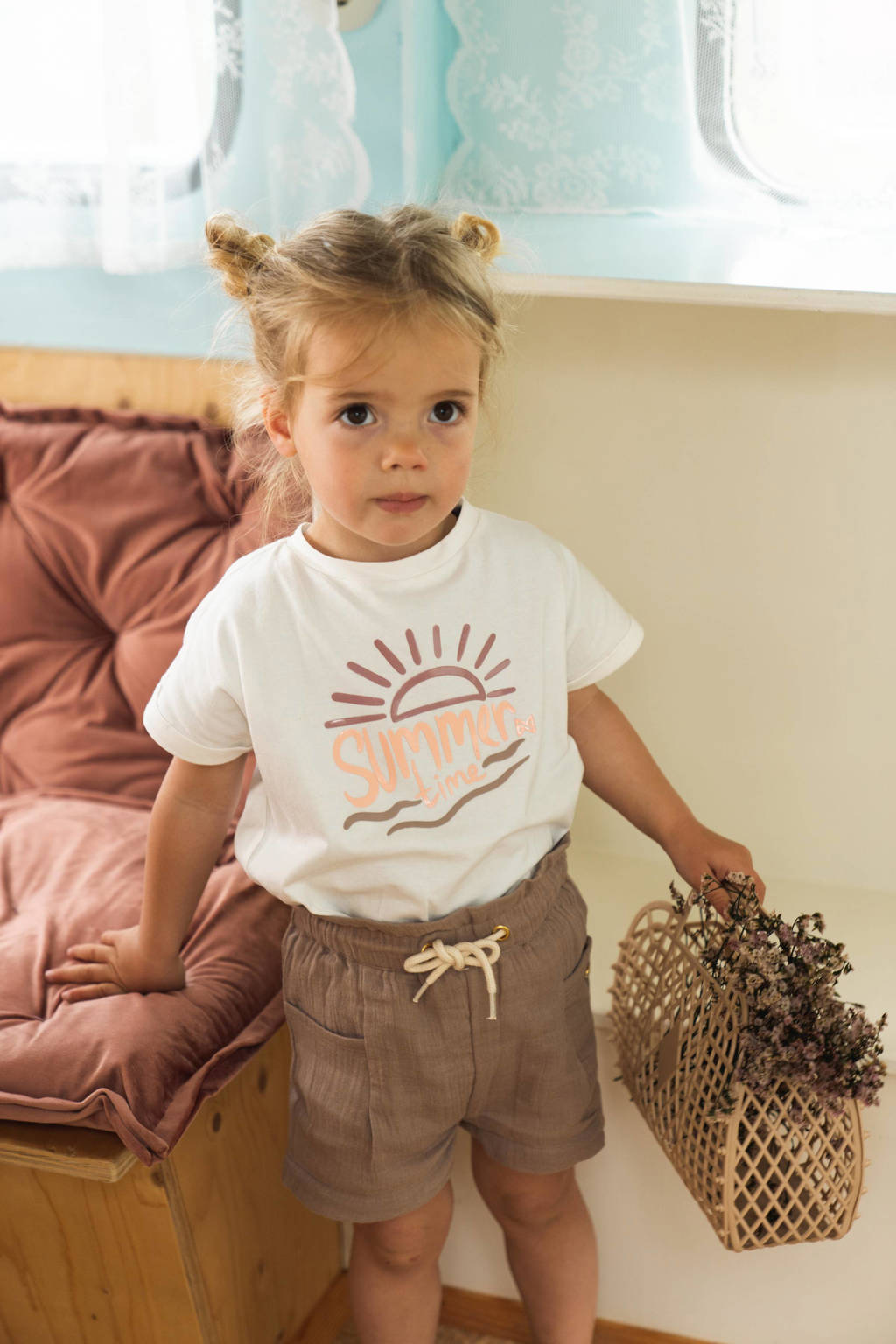 Koko Noko paperbag short bruin