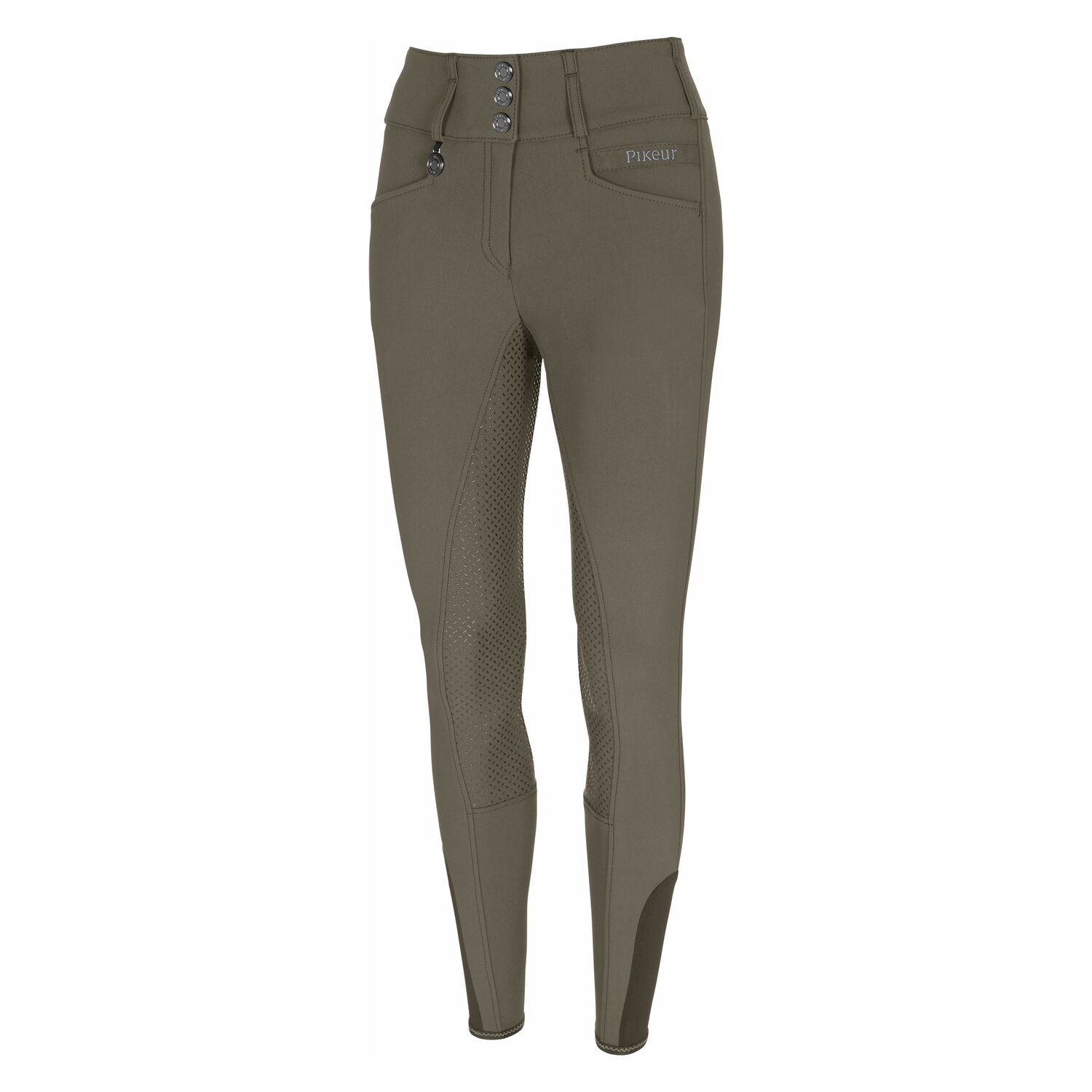 PIKEUR Gesäßeinsatz-Reithose Candela Grip  - mud