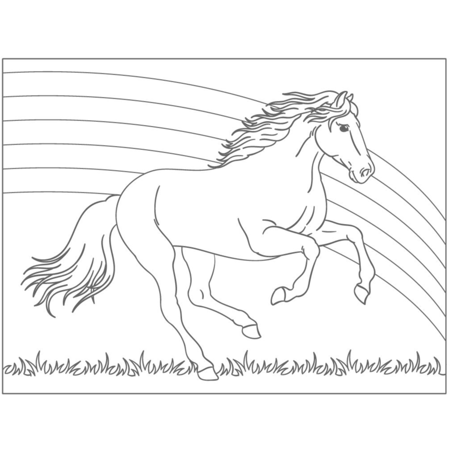 Coppenrath Pferdefreunde: Glitzersticker-Malbuch