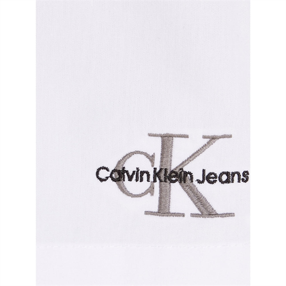 Køb Calvin Klein Monogram Skjorte u. Ærmer Bright White