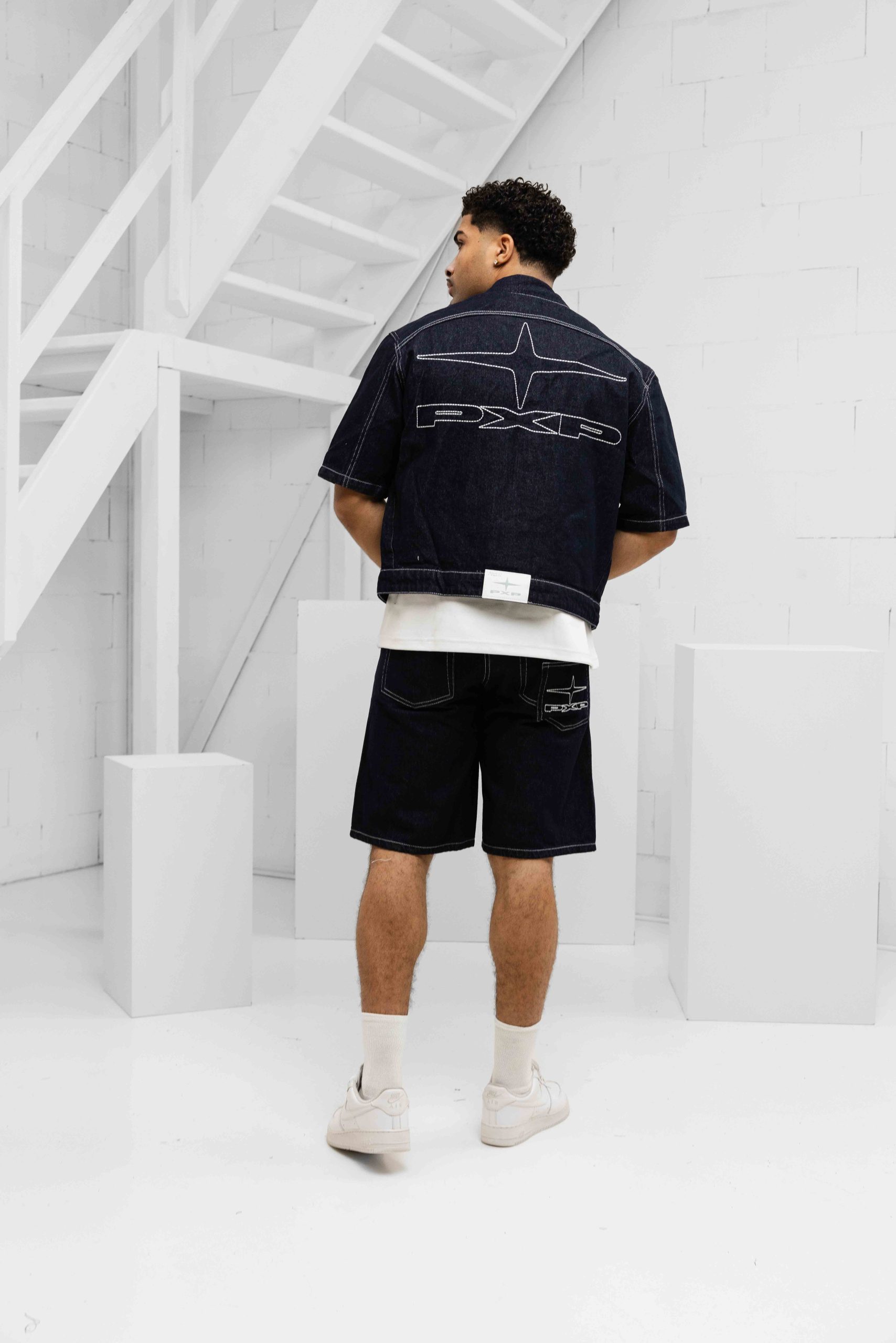 Project X Paris Knockout Denim Zomerset Heren Donkerblauw