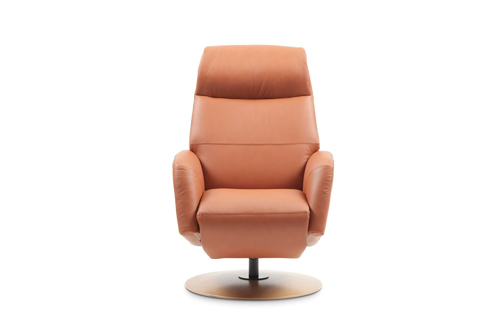 Scott lenestol Hud Paloma New Cognac - disc understell eik - varme og massasje