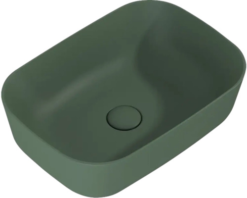 Jungborn opzetwastafel NONUS DECEM 455 x 325 mm bosgroen mat